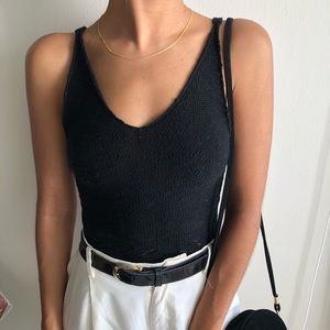 Black Crotchet Top!